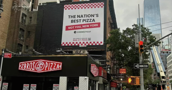How Connecticut’s Pizza Billboards Sparked a Food Fight in NYC